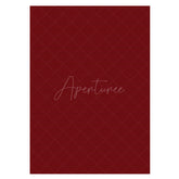 Aperturee - Solid Dark Red Portrait Photo Booth Backdrop For Studio